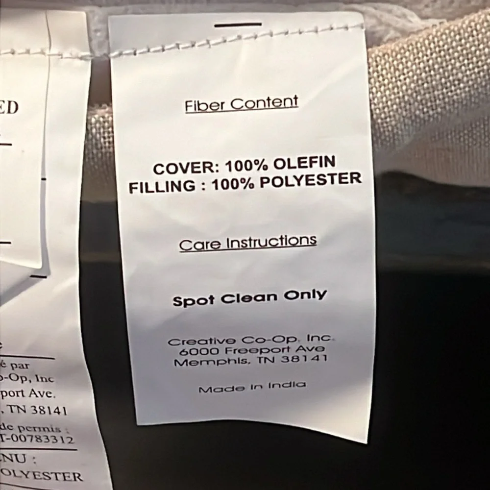 NEW Iceland Poppy Pillow by Creative Co-Op - Picture 5 of 6